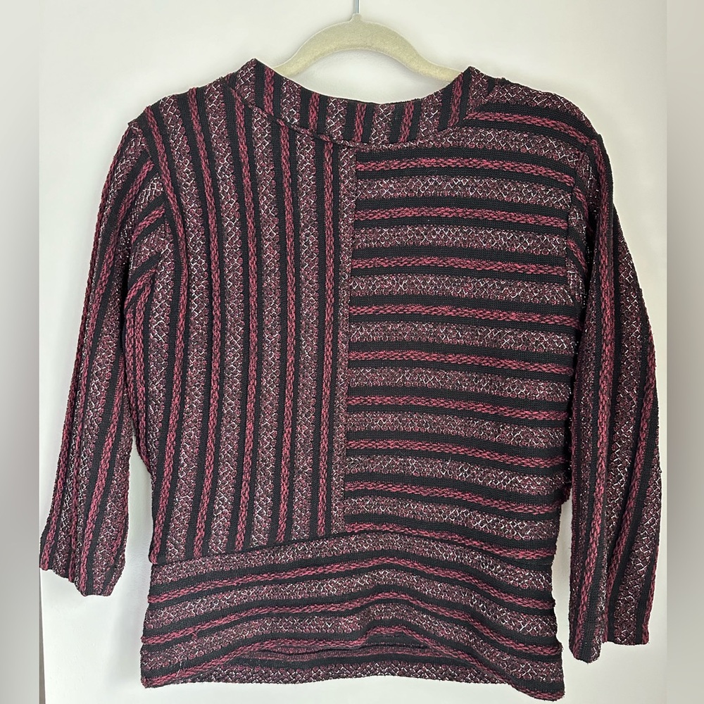 Anthropologie Akemi & Kin Celeste Metallic Striped Sweater - Small, Women’s